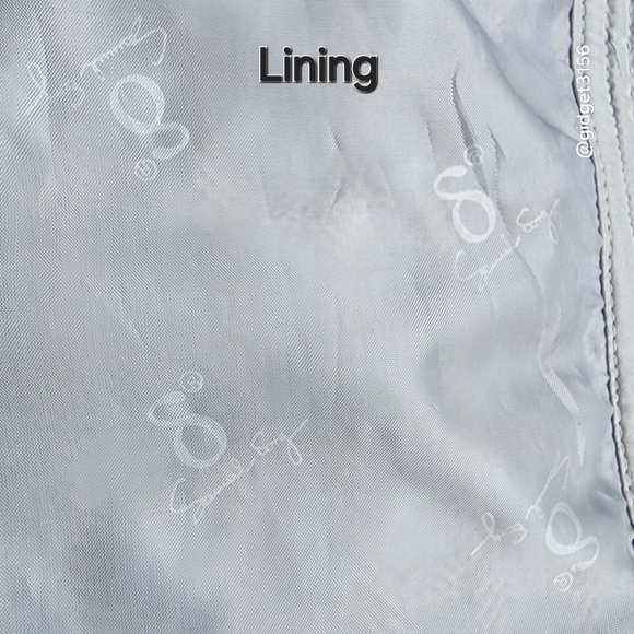 NWOT  DOVE GREY QUILTED BLAZER WITH SILVER THREADS - SIZE SMALL - Picture 7 of 10